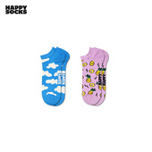款 Happy Socks袜子女男袜夏季 薄荷曼波云朵棉袜短袜低帮ins潮透气