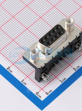 ID09S33E4GV00LF 弯插 D-Sub 9P 弯插 D-Sub/VGA连接器