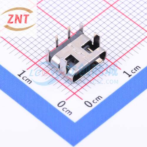 USB连接器 TYPEC 2P 母座 TYPE-C-31-M-33 插件 弯插 韩国韩荣