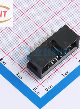 连接器 XDFH-0254-2*6P 插件,P=2.54mm 2x6P