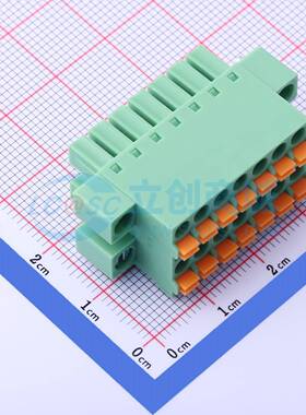 插拔式 接线端子 KF2EDGKNHM-3.81-2*7P 间距3.81mm KEFA/科发