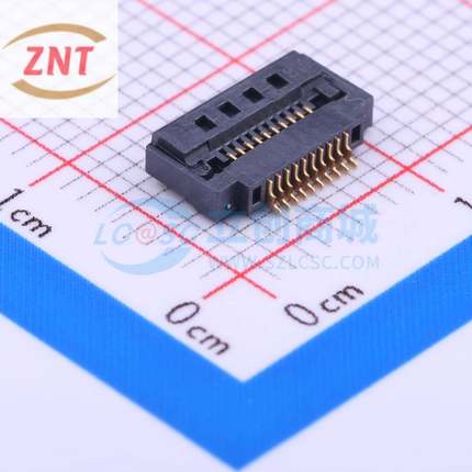 FFC/FPC连接器 THD05175-10CL-GF SMD,P=0.5mm,卧贴 翻盖式 10P