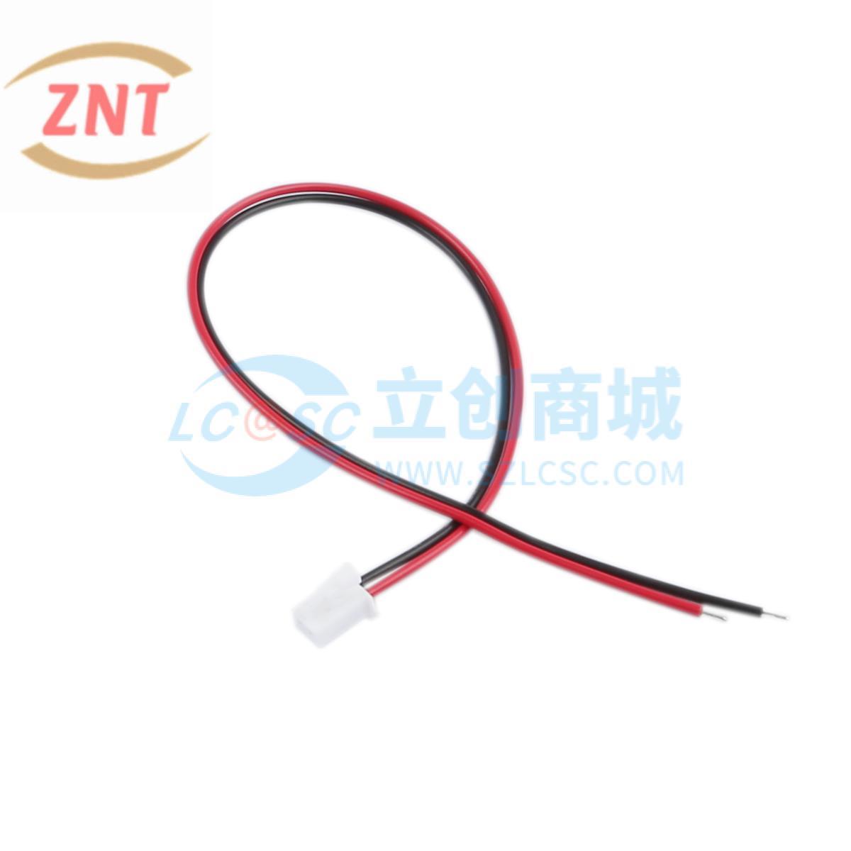 杜邦线ZX-HY2.0-2PBXC HY2.0 2P 200MM单端镀锡3.0MM 双线