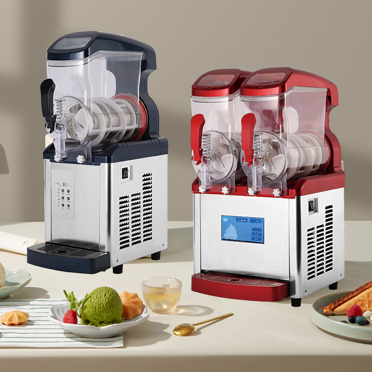 博科尼雪泥冰淇淋机6L商用多功能迷你沙冰酸奶雪粒冷饮制作机