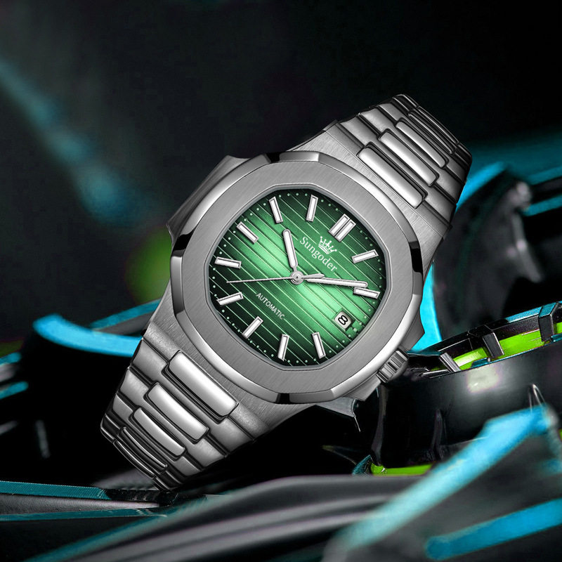 时尚欧美手表 鹦鹉螺机械表手雷 大表盘手表男款防水全自动,手表,国产腕表,淘宝优惠券,粉丝福利购,淘宝优惠卷