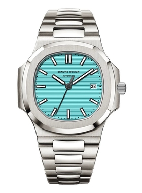赛娜斯SENORS新款进口全自动机械机芯不锈钢男士腕表SS001