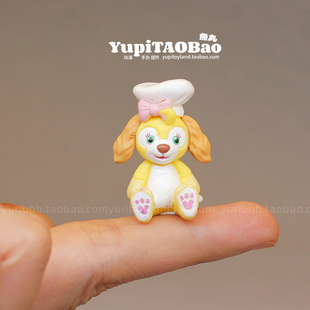 网红卡通饼饼公仔可琦安模型diy饰品配件奶油胶玩具可爱迷你摆件