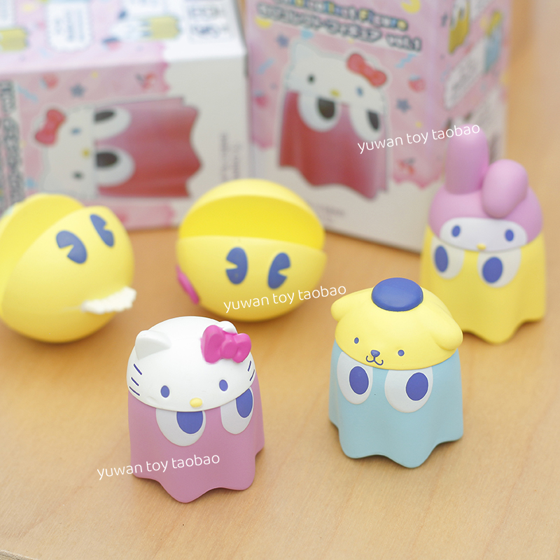 吃豆人X三丽鸥盲盒手办摆件礼物