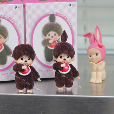 Monchhichi蒙奇奇可爱植绒手办