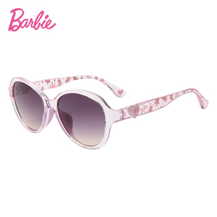 BARBIE芭比时尚 超轻儿童沙滩墨镜男女孩专业遮阳印花太阳眼镜6024