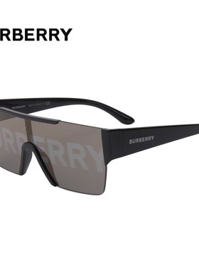 BURBERRY博柏利一片式墨镜潮酷印花护目镜欧美风太阳镜男女BE4291