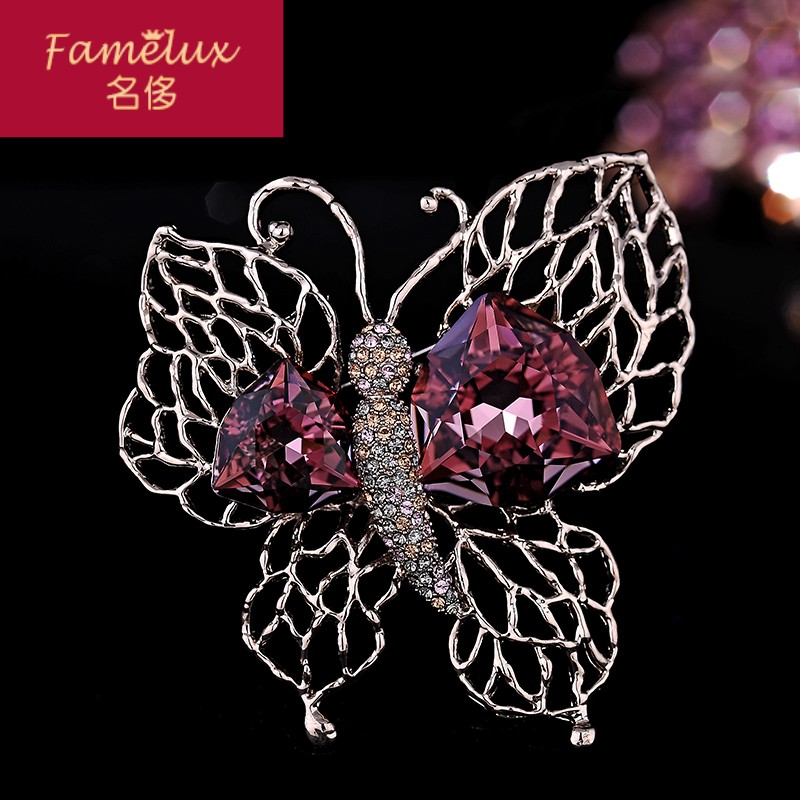 胸针女配饰施华水晶胸花韩国优雅大气奢华开衫外套毛衣别针WL0624