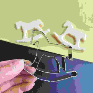 可爱骏马摇摇马饼干模具烘焙小工具手工模具DIY粘土家庭中国风