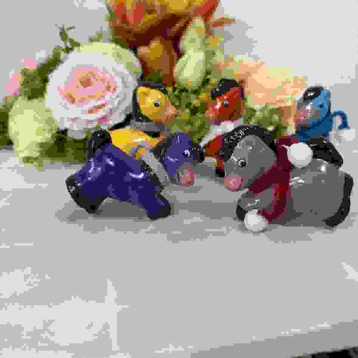 新款个性创意彩色马摆件小马仔招财装饰摆设旅游文创纪念品礼物