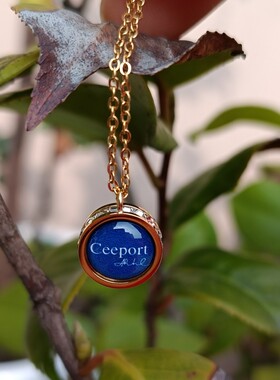 镀金女士新潮Ceeport项链