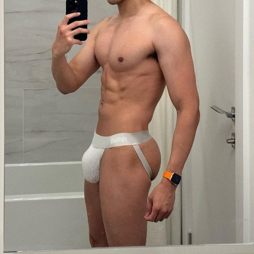PUMP性感交叉双丁内裤男舒适低腰攻受夜店潮流派对GAY学长丁字裤