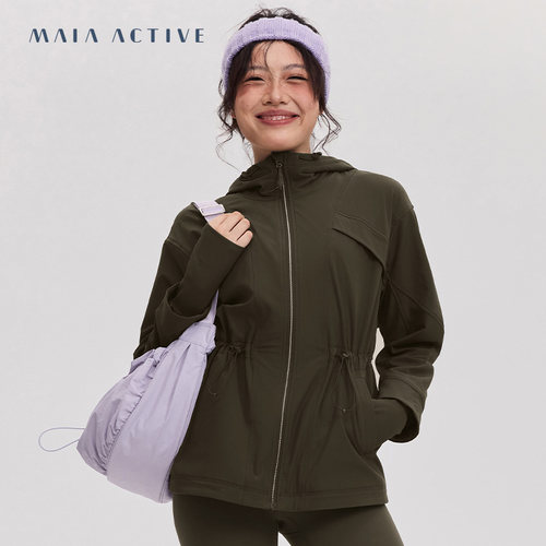 抽绳上衣瑜伽外套MAIAACTIVE