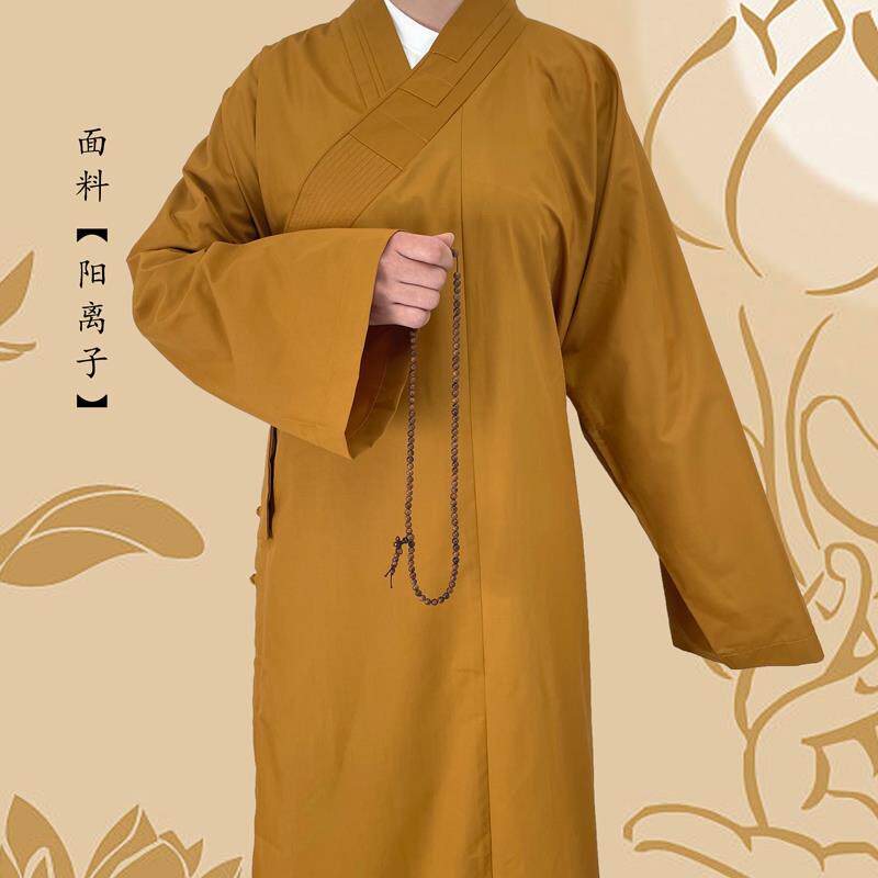 新款夏季台麻长褂僧服大褂男女款和尚衣服僧衣比丘尼衣出家人超薄