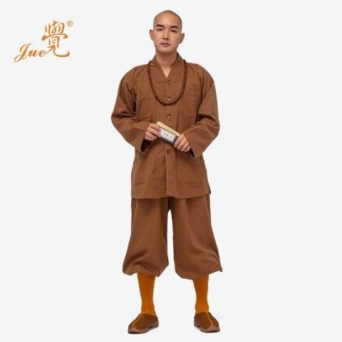特价觉牌僧服秋冬僧服澳呢毛呢呢料羊毛呢短褂小褂和尚衣男女僧衣