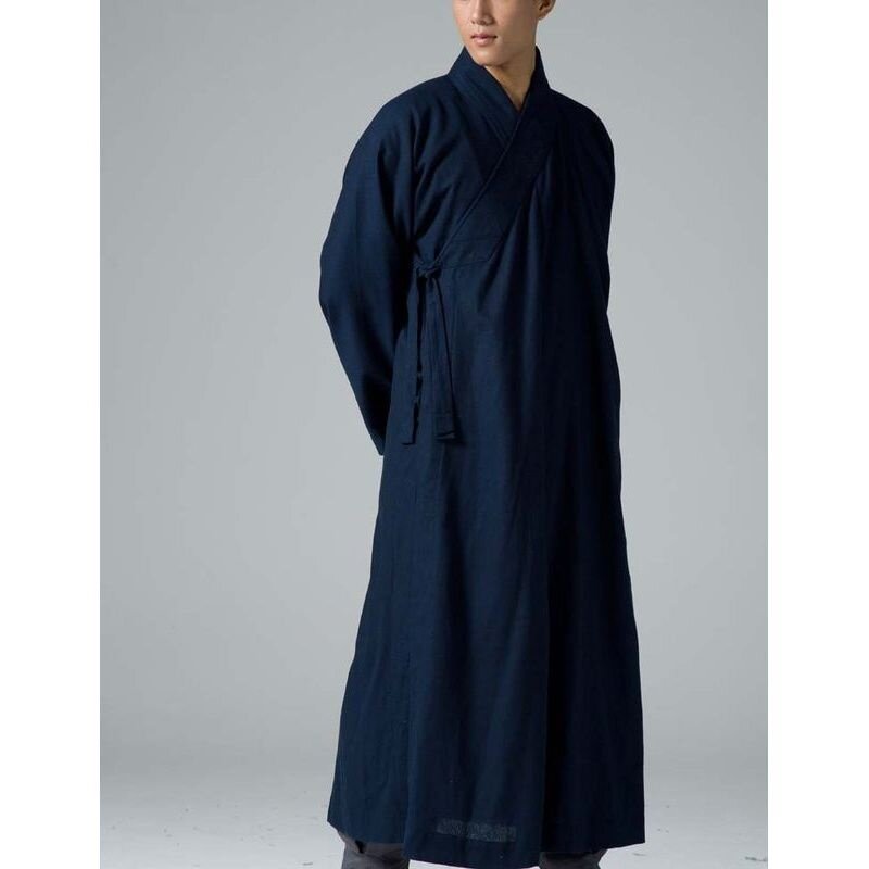 特价慈缘和尚服禅修僧袍秋冬款棉麻僧服中式长袍禅服佛衣服YXS01-