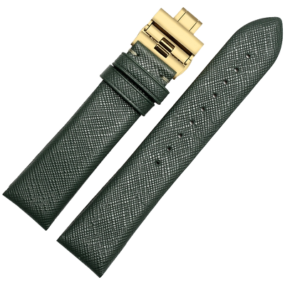 适配阿玛尼手表牛皮手表带蜥蜴纹