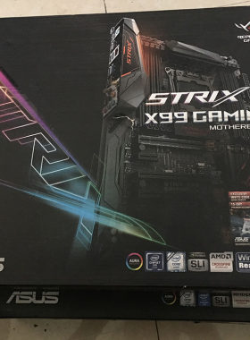 Asus/华硕 STRIX X99 GAMING 猛禽游戏台式机主板 ROG玩家国度