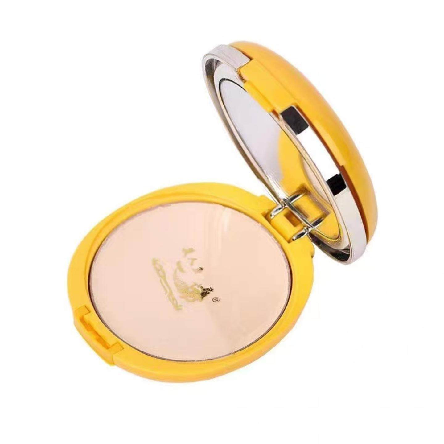 国货彩妆 美人鱼清爽美肤粉饼干湿两用遮瑕保湿控油定妆粉底