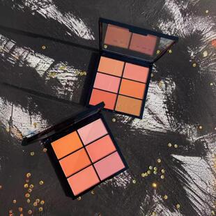 GUICAMI 腮红盘缪思之愿六色自然裸妆杏色橘粉桃色胡萝卜色