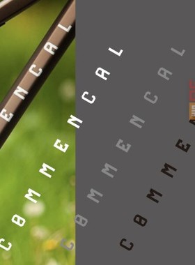 Commencal2022新款斜梁贴纸一对