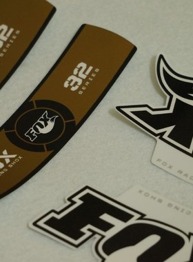 FOX322011前叉贴纸（透明版）