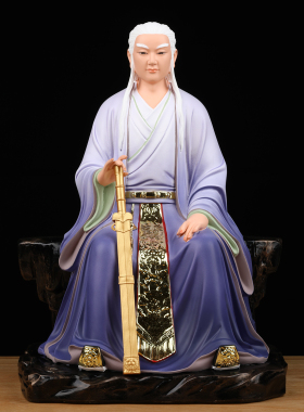 东华帝君神像东王公紫府少阳帝君扶桑大帝像体树脂居家用供奉摆件