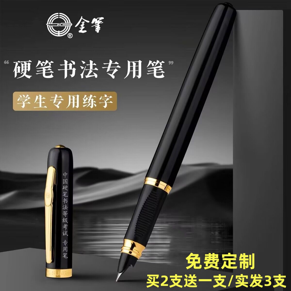 考试用中小学生练字钢笔