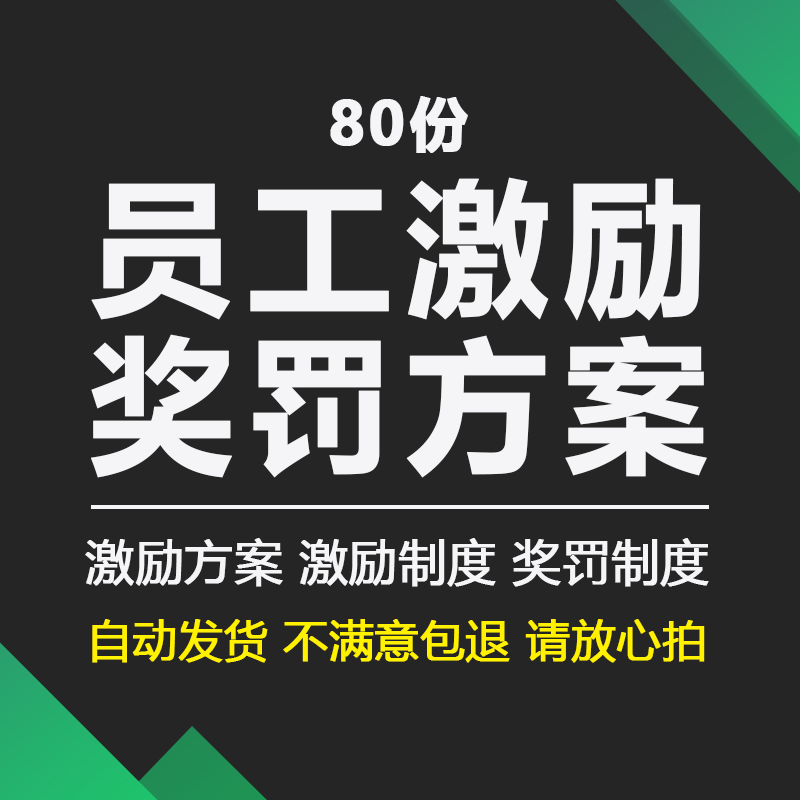 员工激励方案制度销售业务员公司奖罚奖惩制度机制措施word模板