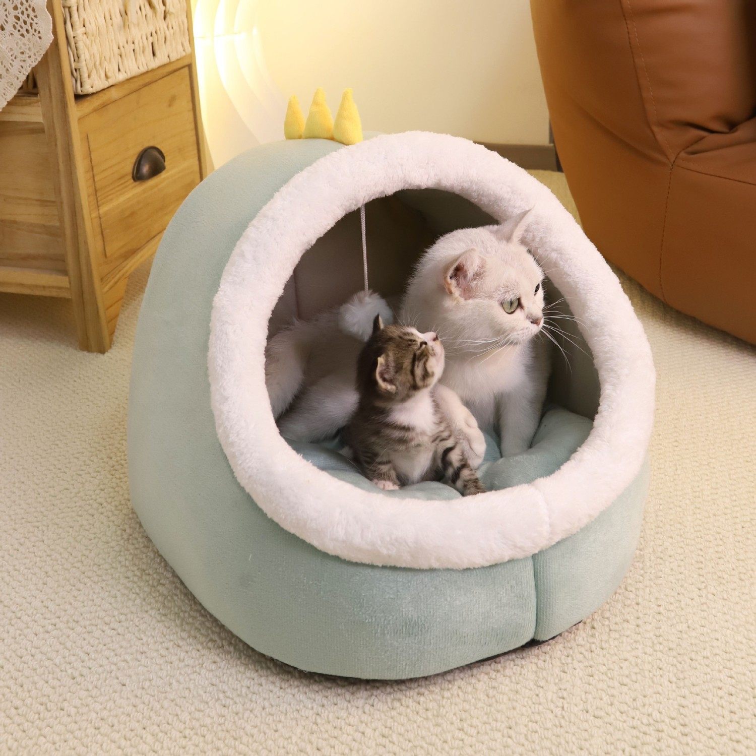 可拆洗猫窝冬季保暖加厚封闭式安全感猫房子猫咪摇篮屋猫床宠物窝,宠物/宠物食品及用品,猫窝/屋/帐篷/沙发,淘宝优惠券,粉丝福利购,淘宝优惠卷