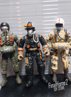 正版散货 海军陆战队 突击队 潜水员 关节可动兵人摆件模型玩具