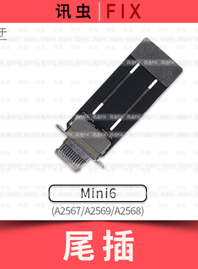 适用iPad尾插排线Mini6充电口孔A2567 A2569 A2568