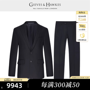 西装 GIEVES&HAWKES 新款 套装 君皇仕男士 商务休闲礼服G4808EI021