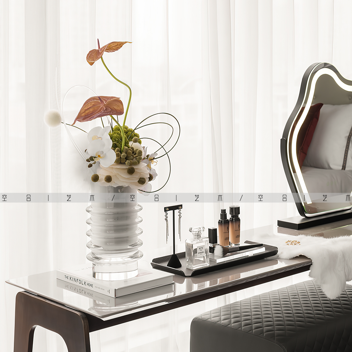 花艺样板间摆件空合北欧