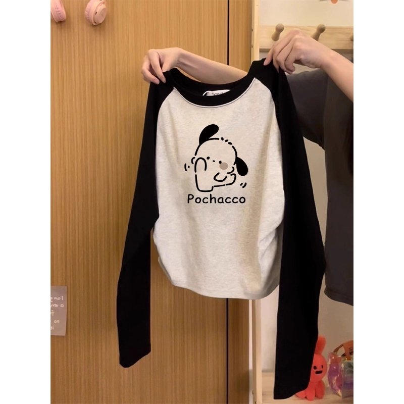 女童长袖T恤春秋装新款儿童打底衫中大童女孩纯棉上衣洋气时髦