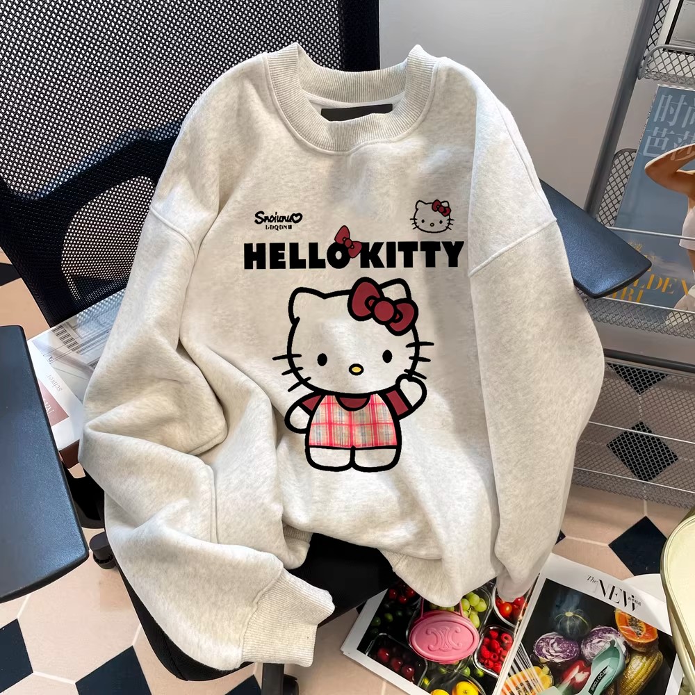 100棉儿童可爱Kitty猫卫衣