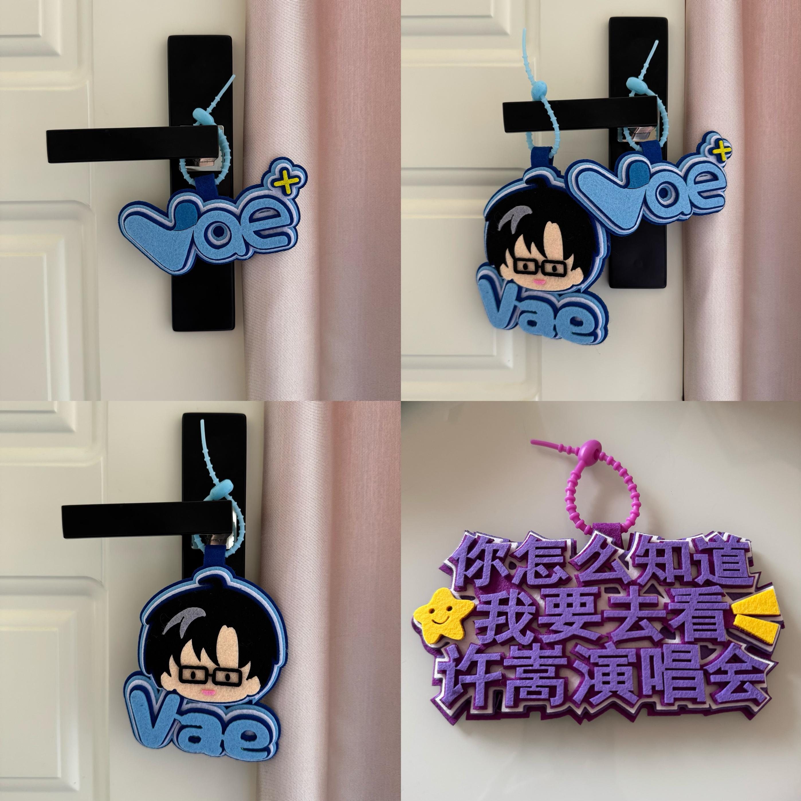 你怎么知道我要去看许嵩周边演唱会挂件应援物vae不织布包包挂饰