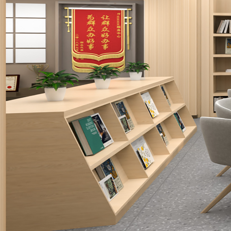 实木书柜书架落地置物架客厅带柜门储物柜子一体靠墙