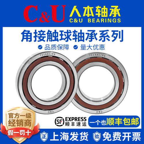 人本角接触球轴承7204 7205 7206 7207 7208 7209 7210 7211AC/P6