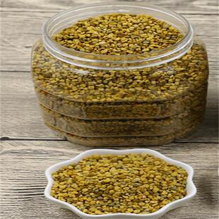 东北野生核桃花粉新鲜青皮核桃树花粉生晒百花粉蜂花粉干250g包邮