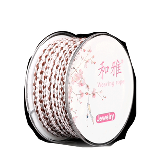 四色三花线手搓棉线锦纶线股线金刚菩提藏式佛珠绳流苏穗子线2MM