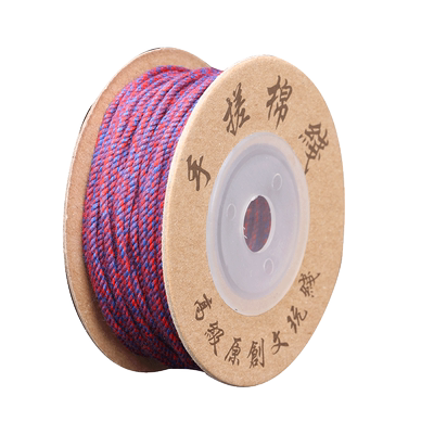 豫都藏式佛珠diy五彩色手搓棉线