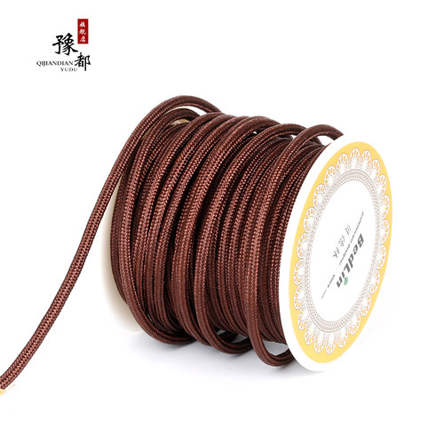 diy圆绳豫都3mm吊坠挂琥珀