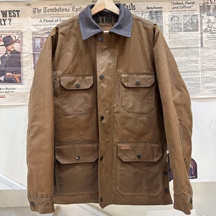 OUTBACK 皮领油衣外套防水保暖耐磨外套