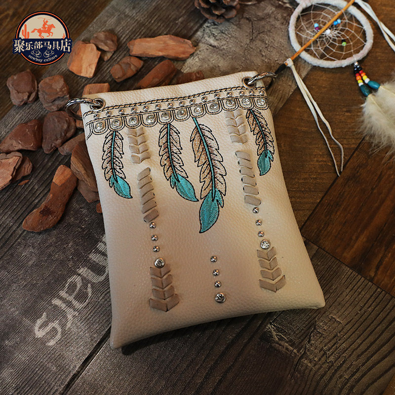 女士休闲斜挎包单肩小包可调节欧美时尚真皮简约磁扣骑马小包