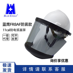 蓝鹰防电弧面屏防雾款防电弧面罩11.3cal高压电力电弧头盔FR8AF